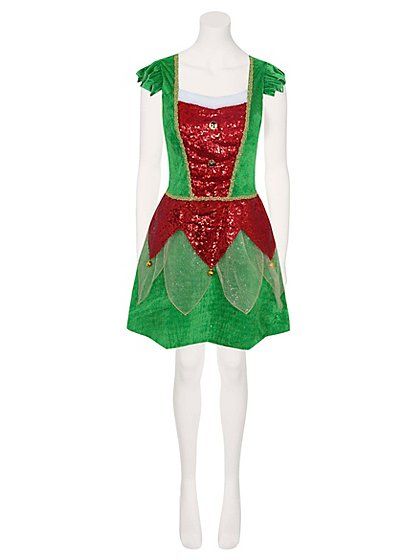 asda elf dress