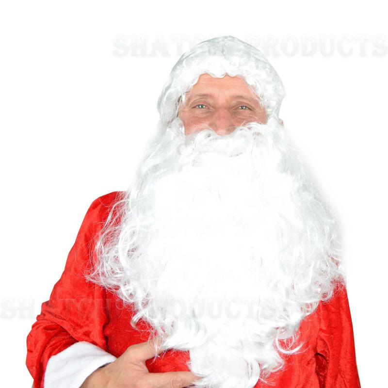 8pcs Premium Regal Plush Santa Suite Father Christmas Xmas Party Fancy Dress Costume Accessories STANDAR SIZE large from Debenhams