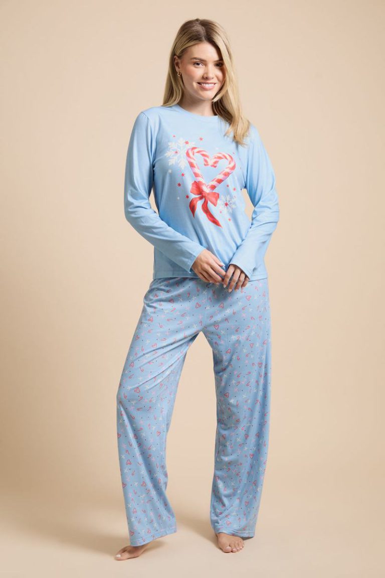Christmas Long Sleeve Pyjama Trouser Set from Debenhams