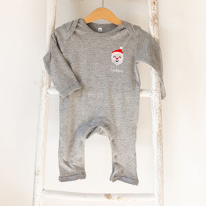 Christmas Santa Personalised Baby Romper from Not On The High Street
