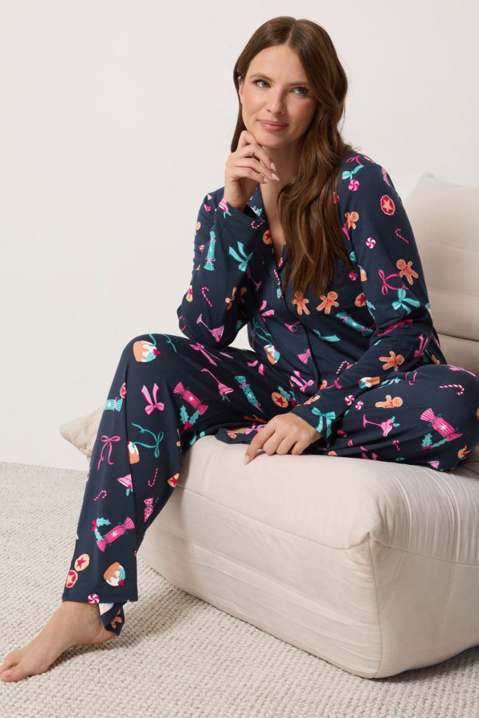 Christmas Soft Touch Pyjama Set from Debenhams