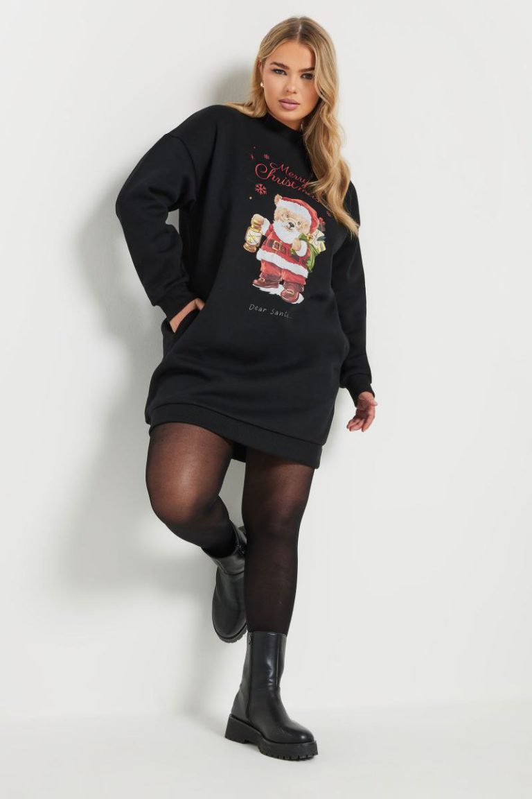 Christmas Teddy Sweatshirt Dress from Debenhams