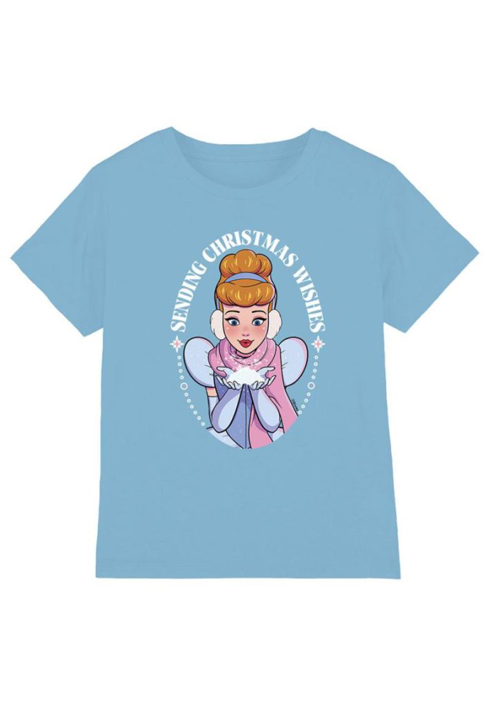 CINDERELLA CHRISTMAS WISHES Kids T-Shirt from Debenhams