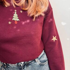 Classic Christmas Tree Embroidered Jumper from Not On The High Street