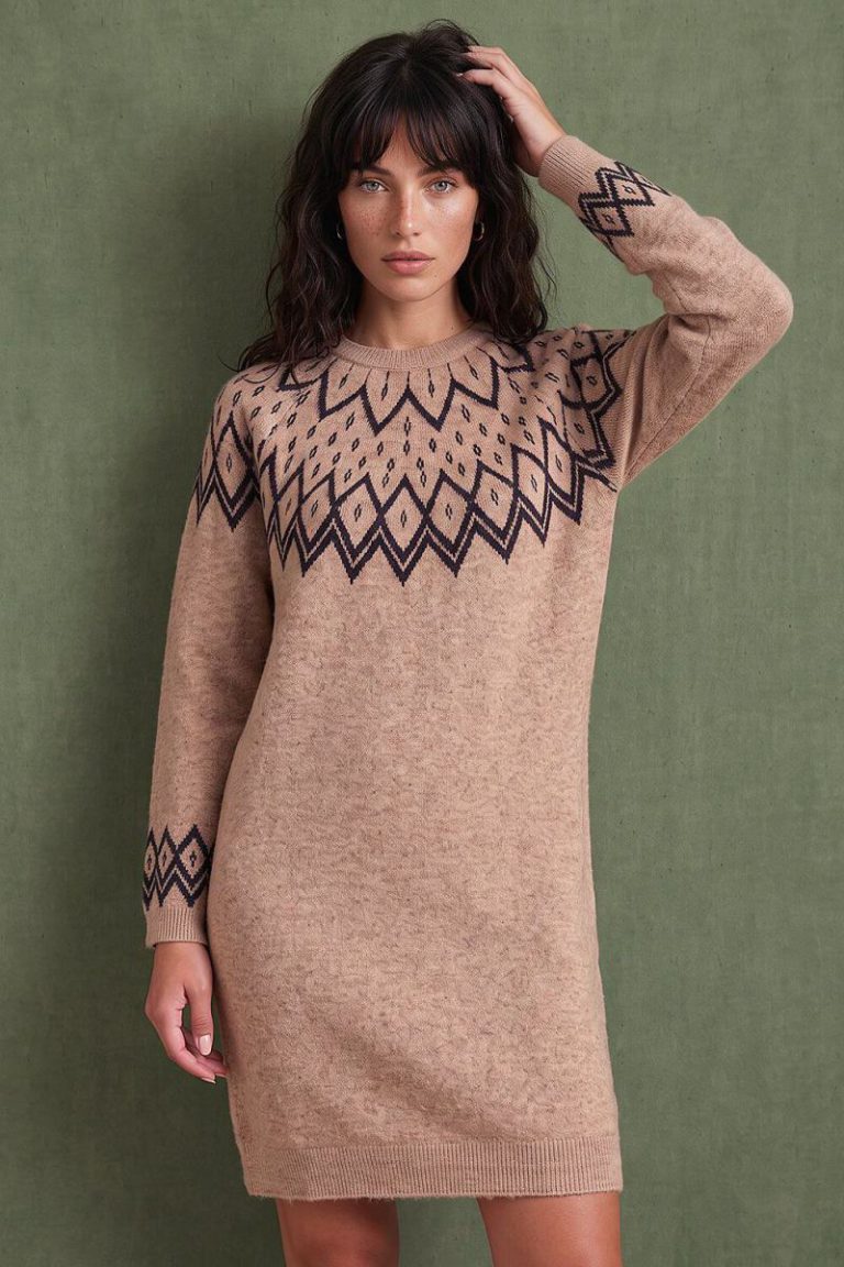 Fairisle knit dress Christmas jumper from Debenhams