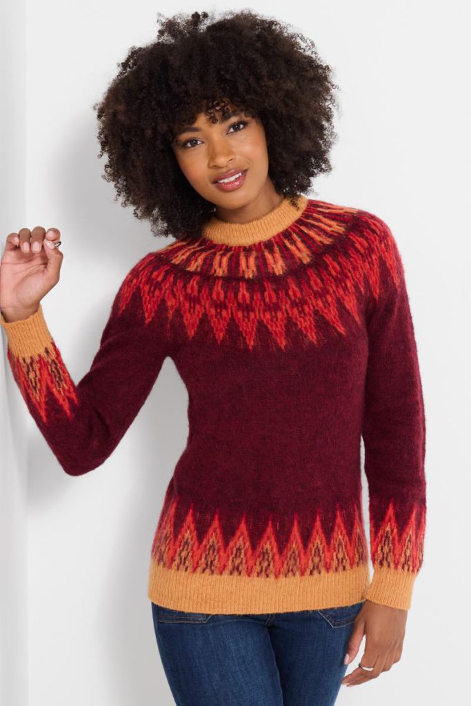 Feeling Fiery Fairisle Jumper Christmas jumper from Debenhams