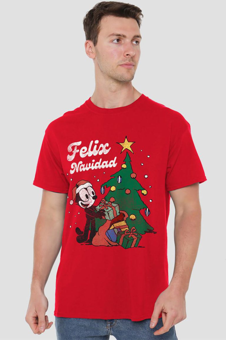 Felix Navidad Christmas T Shirt, Red from Debenhams