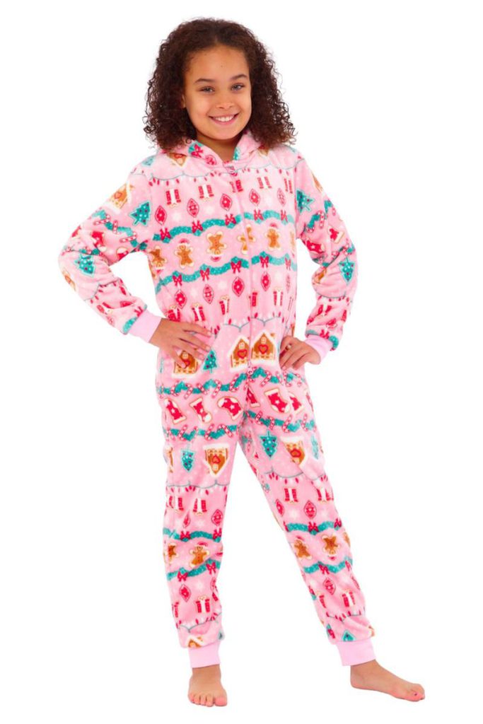 Festive Gingerbread Fleece Onesie from Debenhams