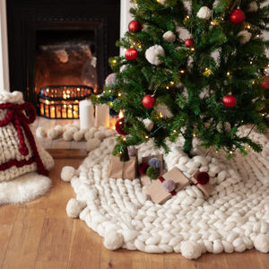 Giant Knit Christmas Tree Skirt from Not On The High Street