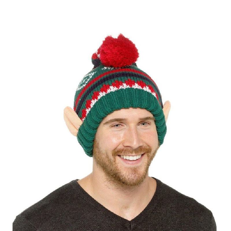 Knitted Christmas Elf Bobble Hat from Debenhams