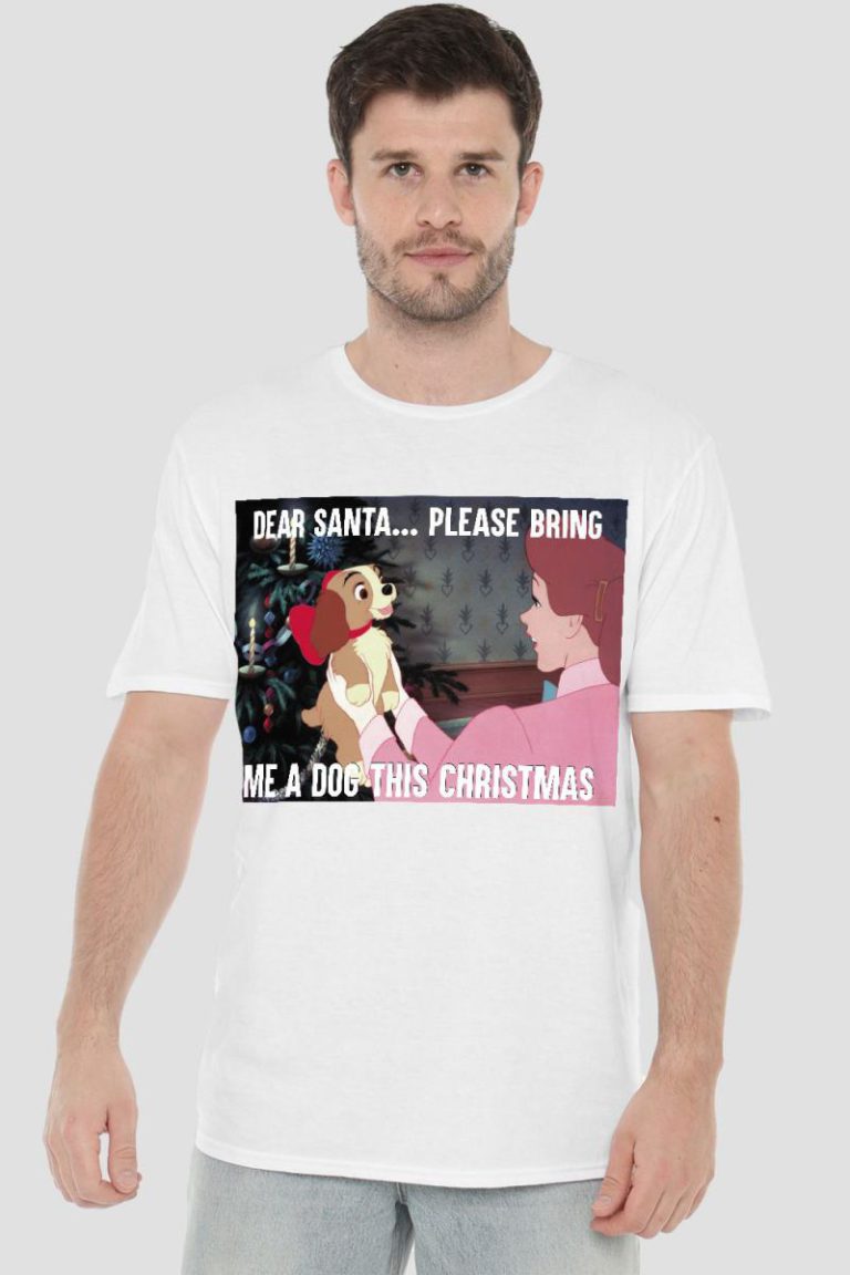 Lady And The Tramp Dog For Christmas T-Shirt from Debenhams