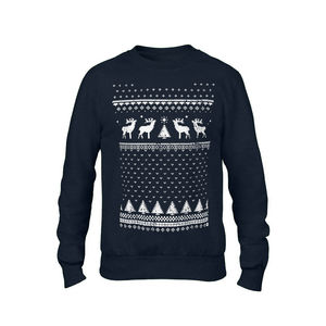 Mens Christmas Reindeer Lightweight Sweatshirt from Not On The High Street