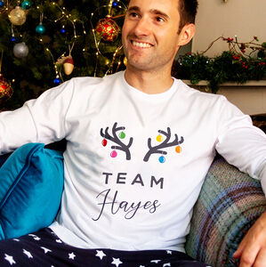 Men's Team Personalised Christmas Pyjamas from Not On The High Street