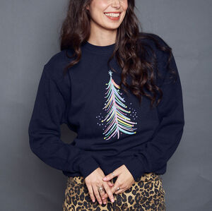 Merry And Bright Christmas Tree Jumper Sweatshirt from Not On The High Street