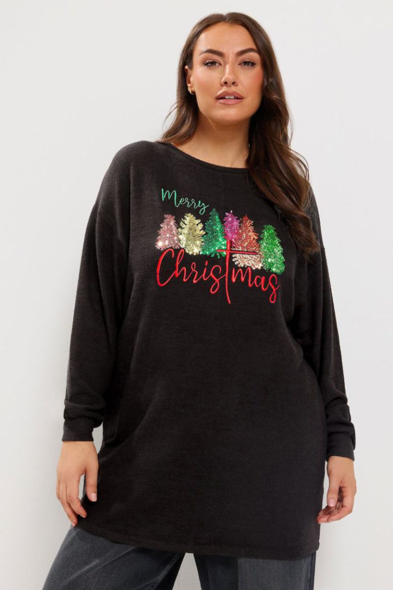 'Merry Christmas' Sequin Jumper from Boohoo