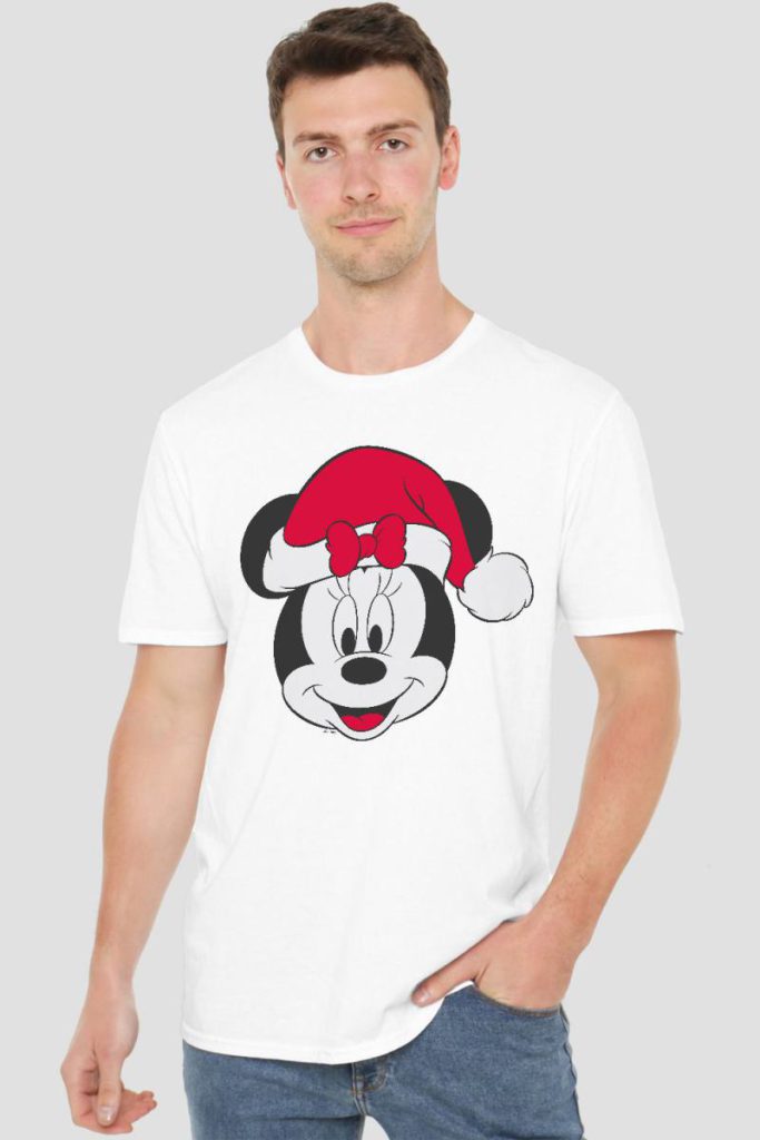 Minnie Mouse Christmas Hat T-Shirt from Debenhams