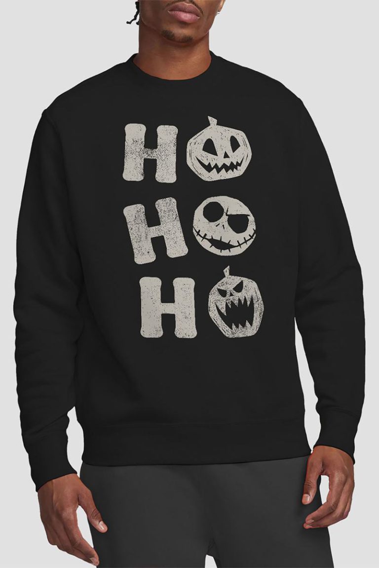Nightmare Before Christmas Ho Ho Ho Jack Sweatshirt, Black from Debenhams