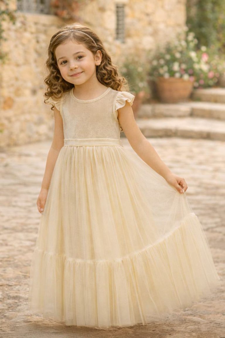 Noel in Champayne Party or Flower Girl Dress Christmas jumper from Debenhams