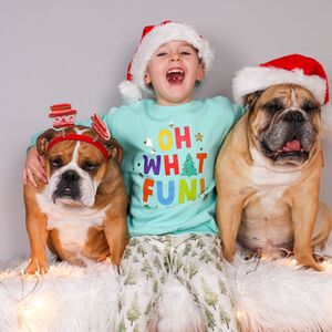 Oh What Fun! Kids Christmas Jumper from Not On The High Street