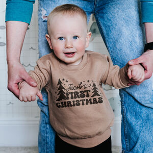 Personalised Baby's First Christmas Jumper from Not On The High Street