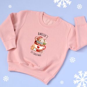 Personalised Christmas Pink Sweatshirt from Not On The High Street