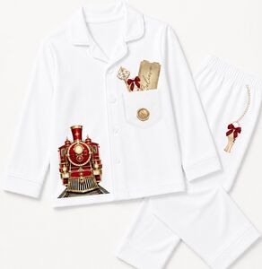 Personalised North Pole Express Train Kids Christmas Pyjamas from Not On The High Street
