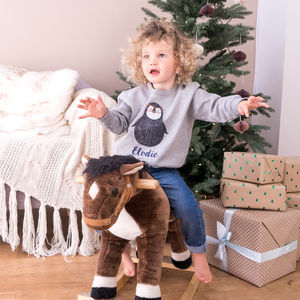 Personalised Penguin Children's Christmas Jumper from Not On The High Street