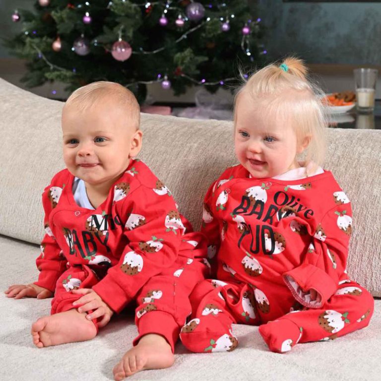Personalised PUD Christmas Sleepsuit from Debenhams