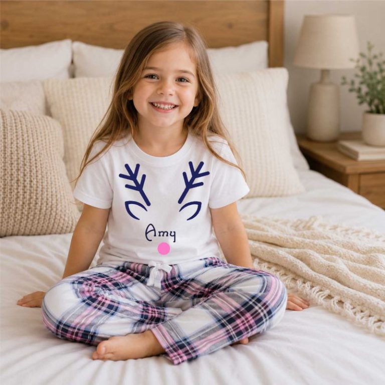 Personalised Reindeer Christmas Pyjamas Matching from Debenhams