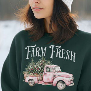 Retro Farm Fresh Christmas Tree Jumper from Not On The High Street