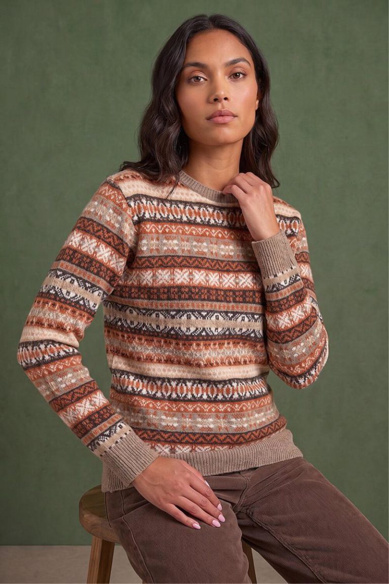 Roman Rust Fairisle Soft Knit Jumper Christmas jumper from Matalan