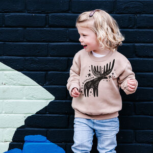 Scandi Reindeer Children's Personalised Jumper Christmas jumper from Not On The High Street