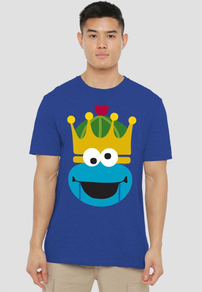 Sesame Street Christmas Nutcracker Cookie Monster T-Shirt, Royal from Debenhams
