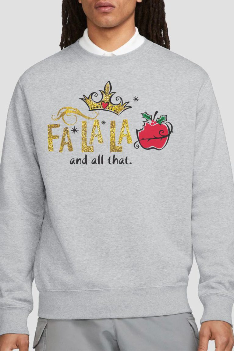 Snow White Fa La La And All That Christmas Sparkle Sweatshirt Light Grey from Debenhams