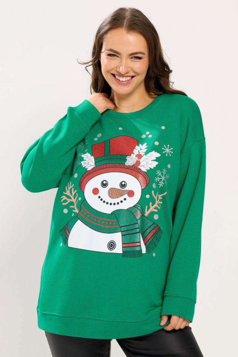 Snowman Christmas Novelty Sweatshirt from Boohoo