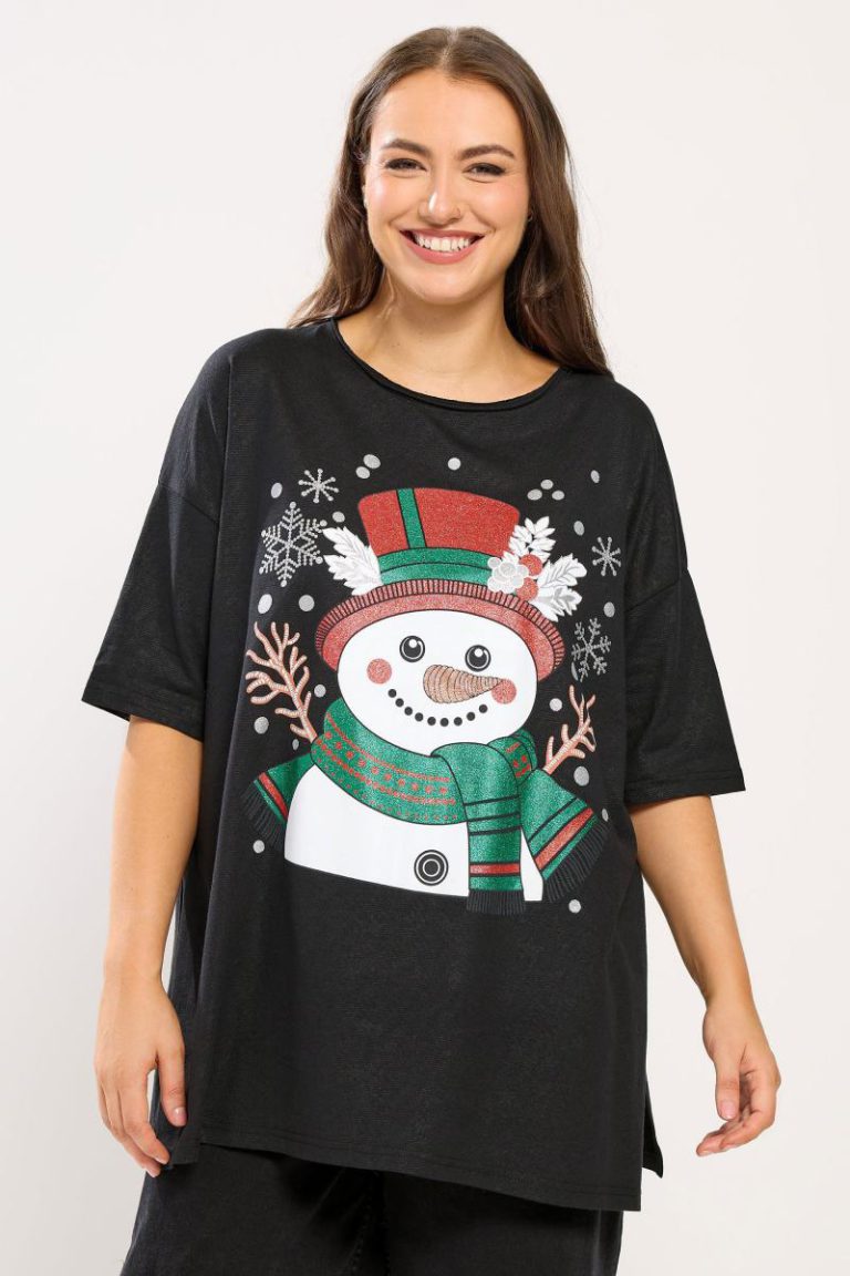 Snowman Christmas Novelty T-Shirt from Debenhams