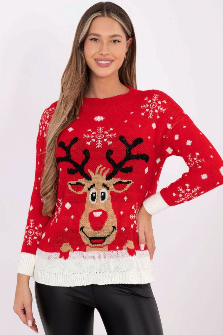 Stylish Snowflake Reindeer Winter Sweater Christmas jumper from Debenhams