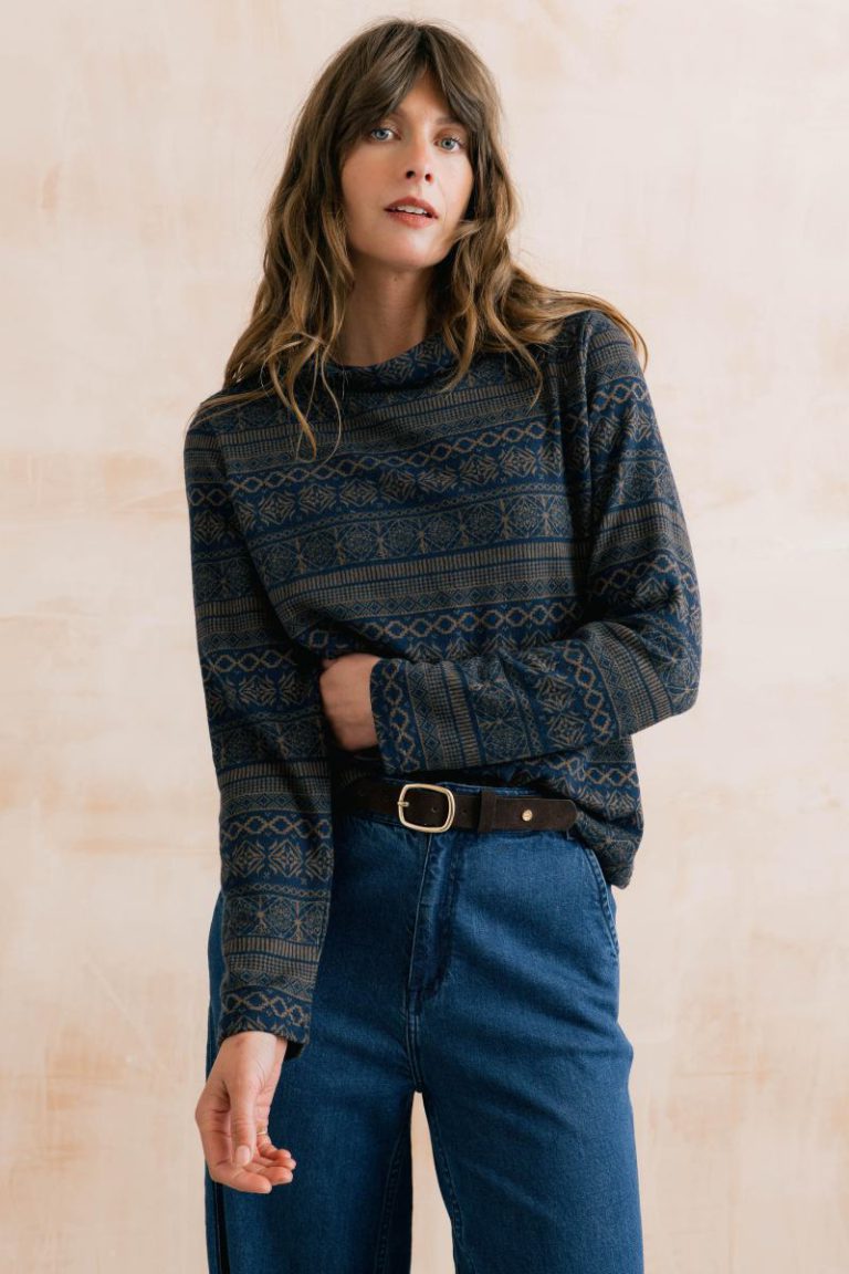 Susanna Fair Isle Brushed Polyester Roll Neck Jumper Christmas jumper from Debenhams