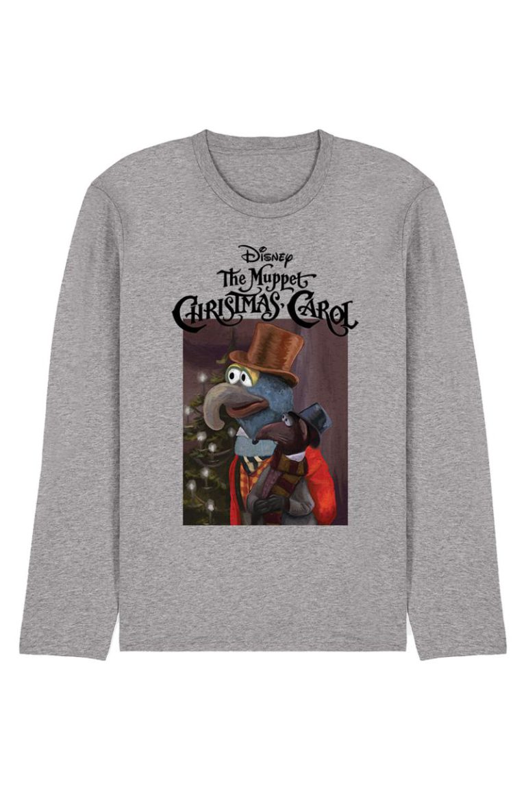 The Muppets Christmas Carol Gonzo Rizzo Long Sleeve T Shirt, Athletic from Debenhams