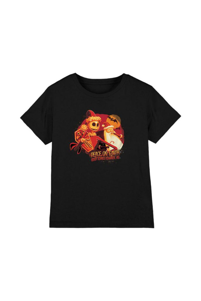 The Nightmare Before Christmas Good Scares Towards All Kids T-Shirt Black from Debenhams