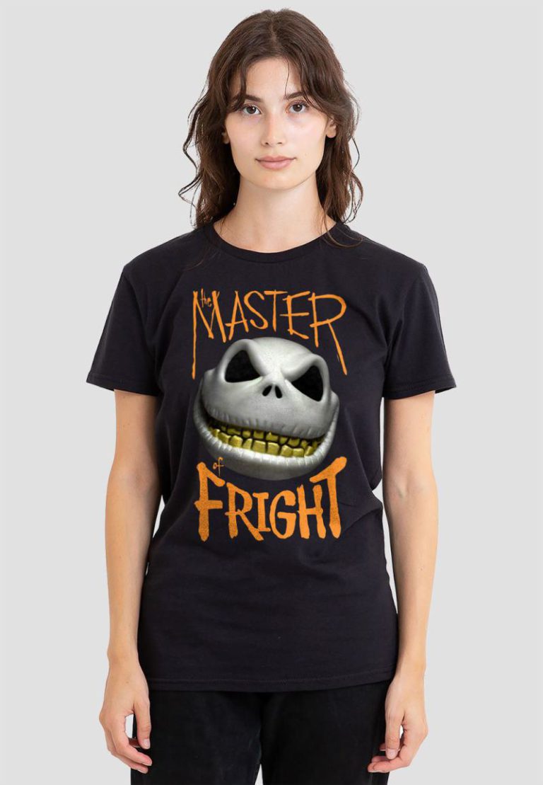 The Nightmare Before Christmas Jack Master of Fright T-Shirt, Black from Debenhams