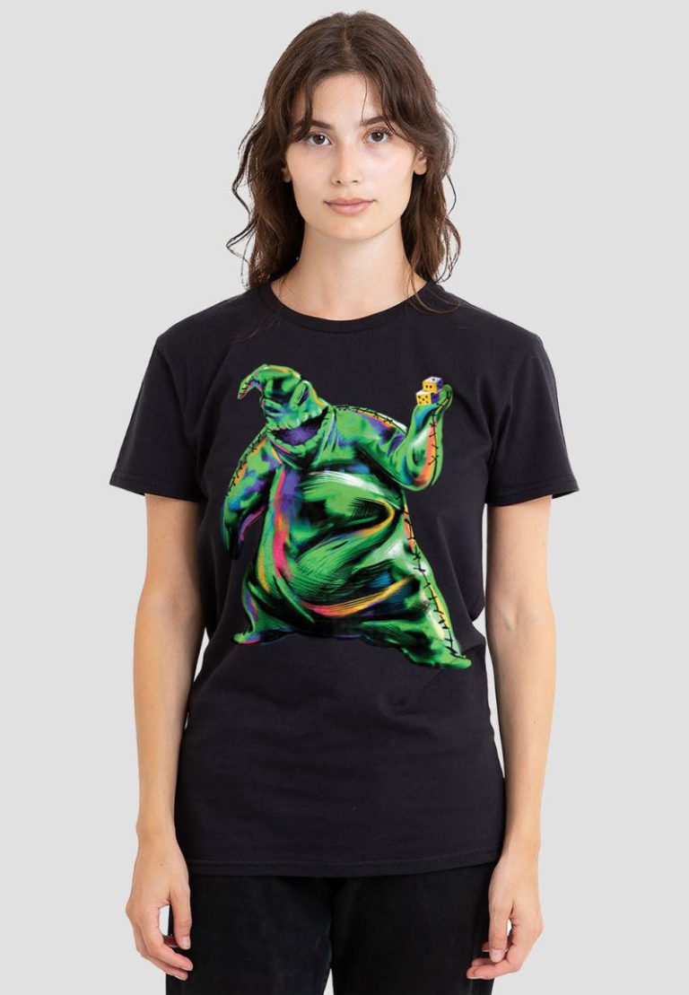 The Nightmare Before Christmas Painted Oogie Boogie T-Shirt, Black from Debenhams