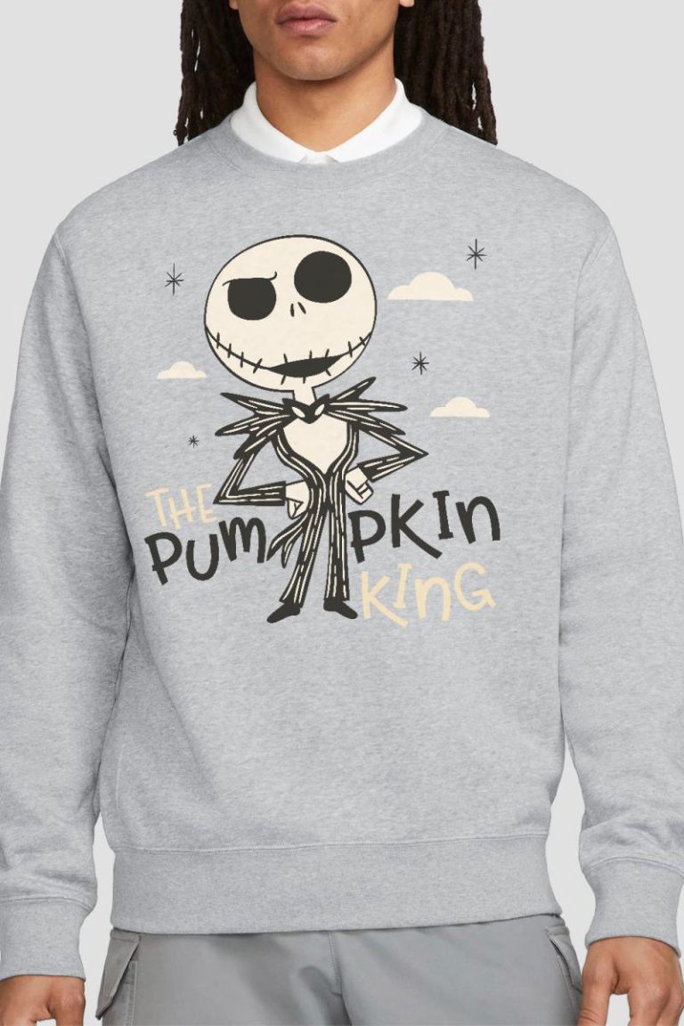 The Nightmare Before Christmas Pumpkin King Sweatshirt Light Grey from Debenhams