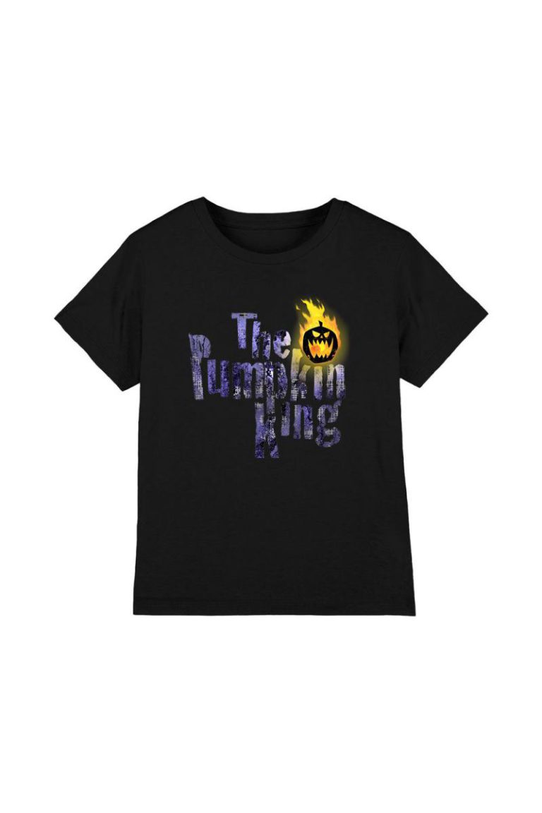 The Nightmare Before Christmas The Pumpkin King Text Kids T-Shirt Black from Debenhams