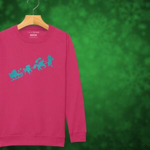 Unicorn Sleigh Kids Sweatshirt Christmas Jumper from Not On The High Street