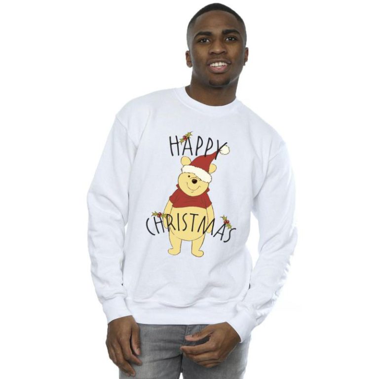 Winnie The Pooh Happy Christmas Holly Sweatshirt from Debenhams