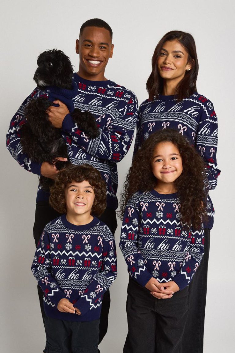 Womens Matching Family Ho Ho Ho Fairisle Christmas Jumper from Debenhams